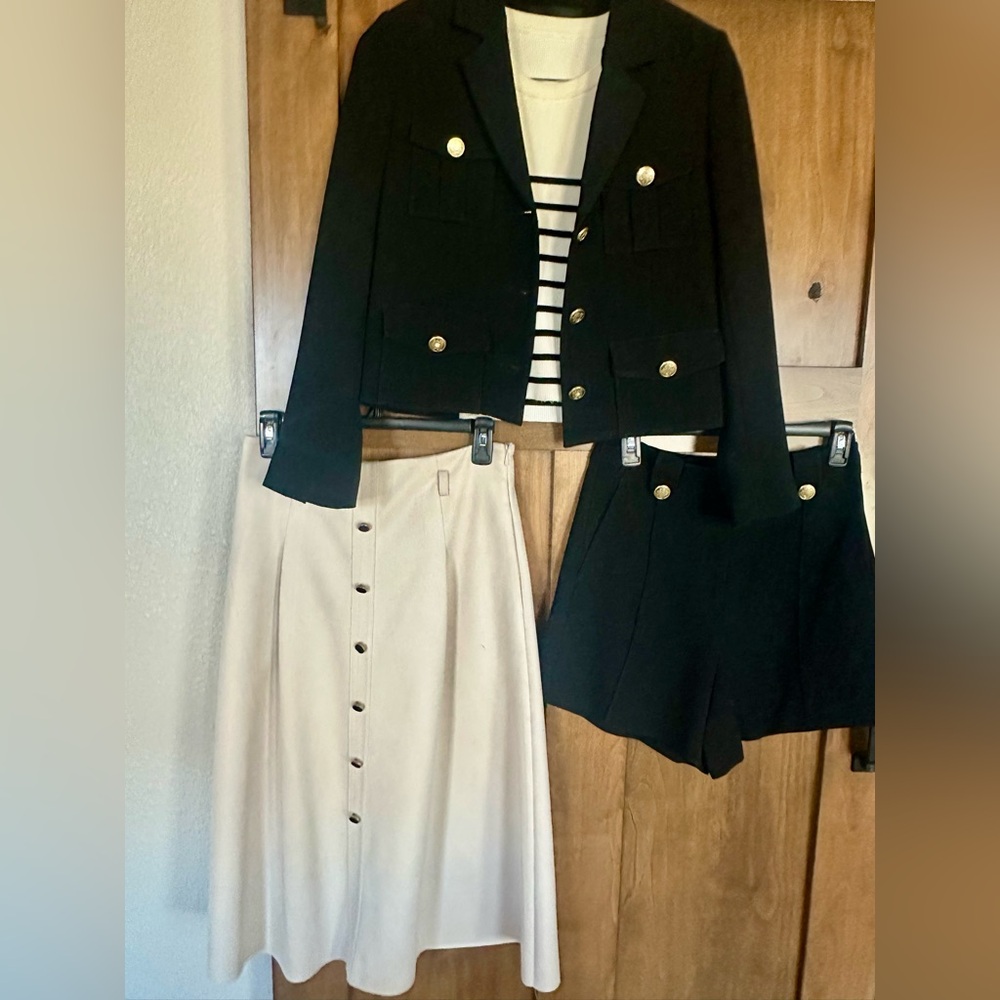 Goelia Capsule Set with Blazer, Tank, Shorts & Skirt